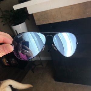 Polarized Mirrored Ray-Ban Aviators